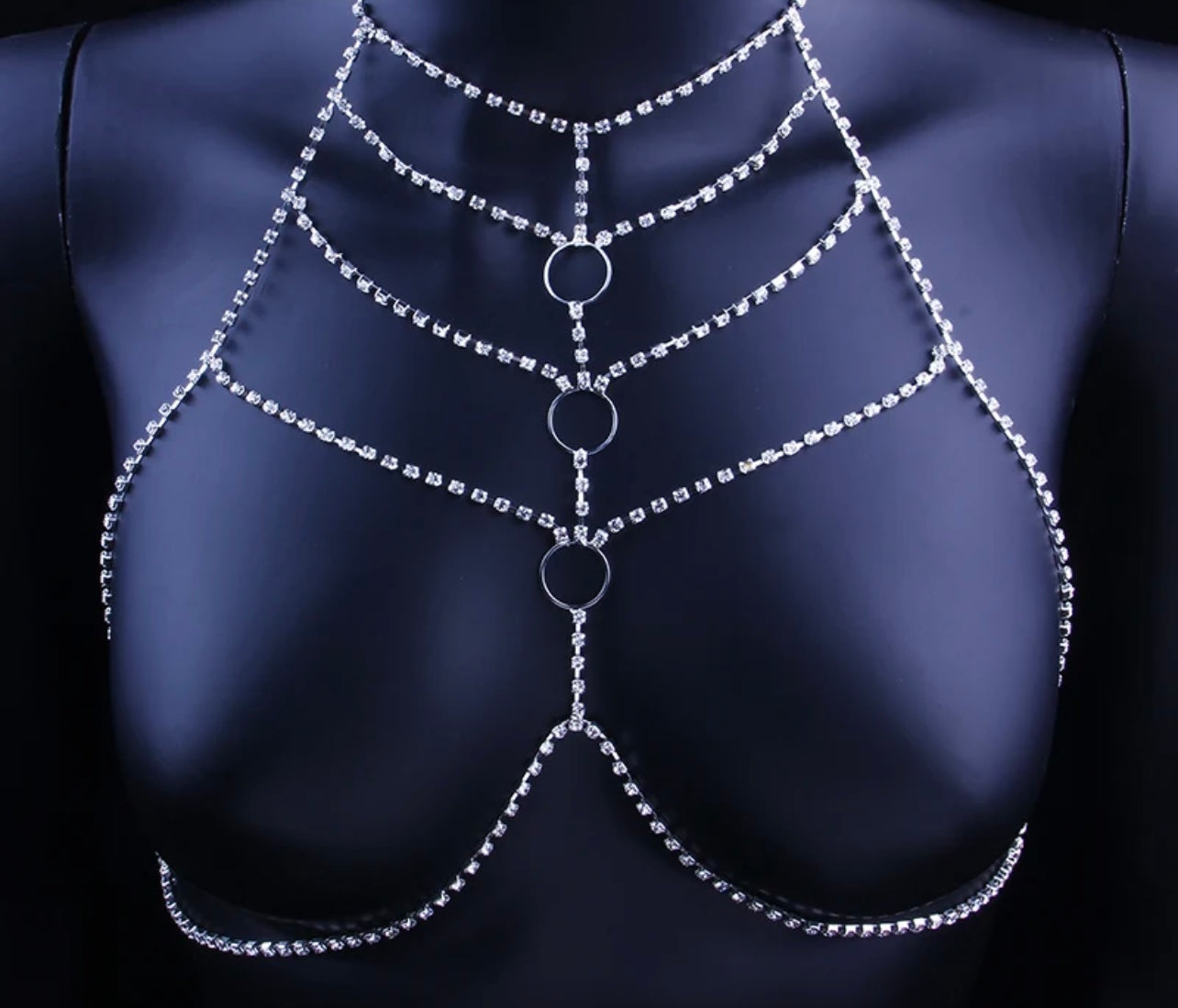 Rhinestone Halter Top