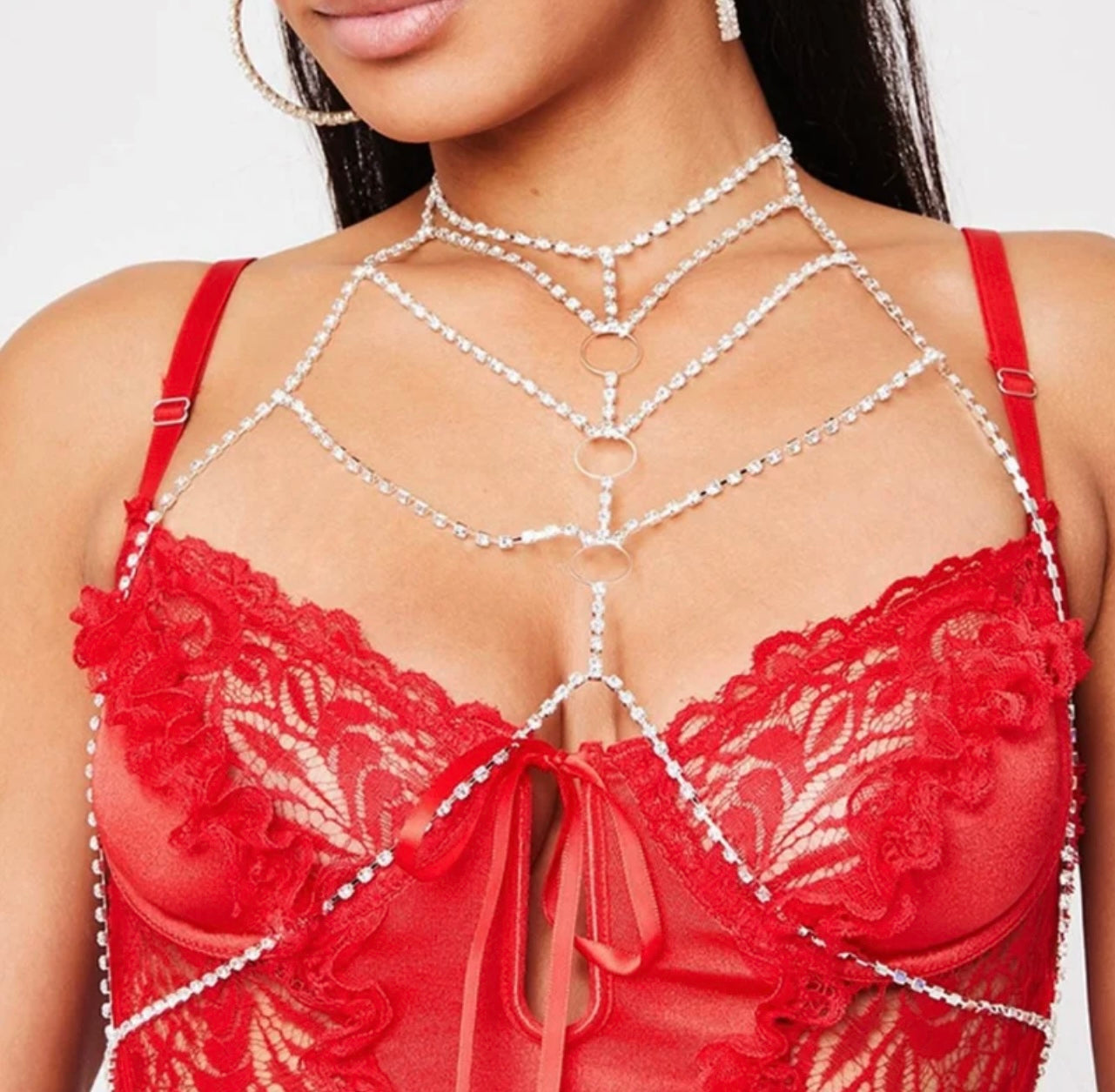 Rhinestone Halter Top