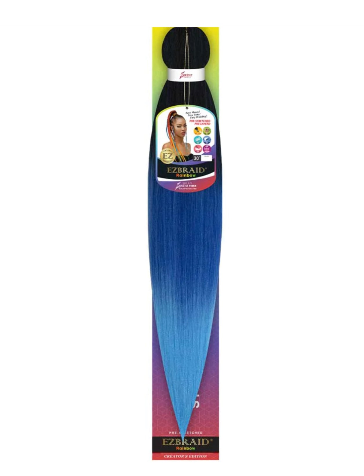 Colorful Pre-stretched Braiding Hair 30"