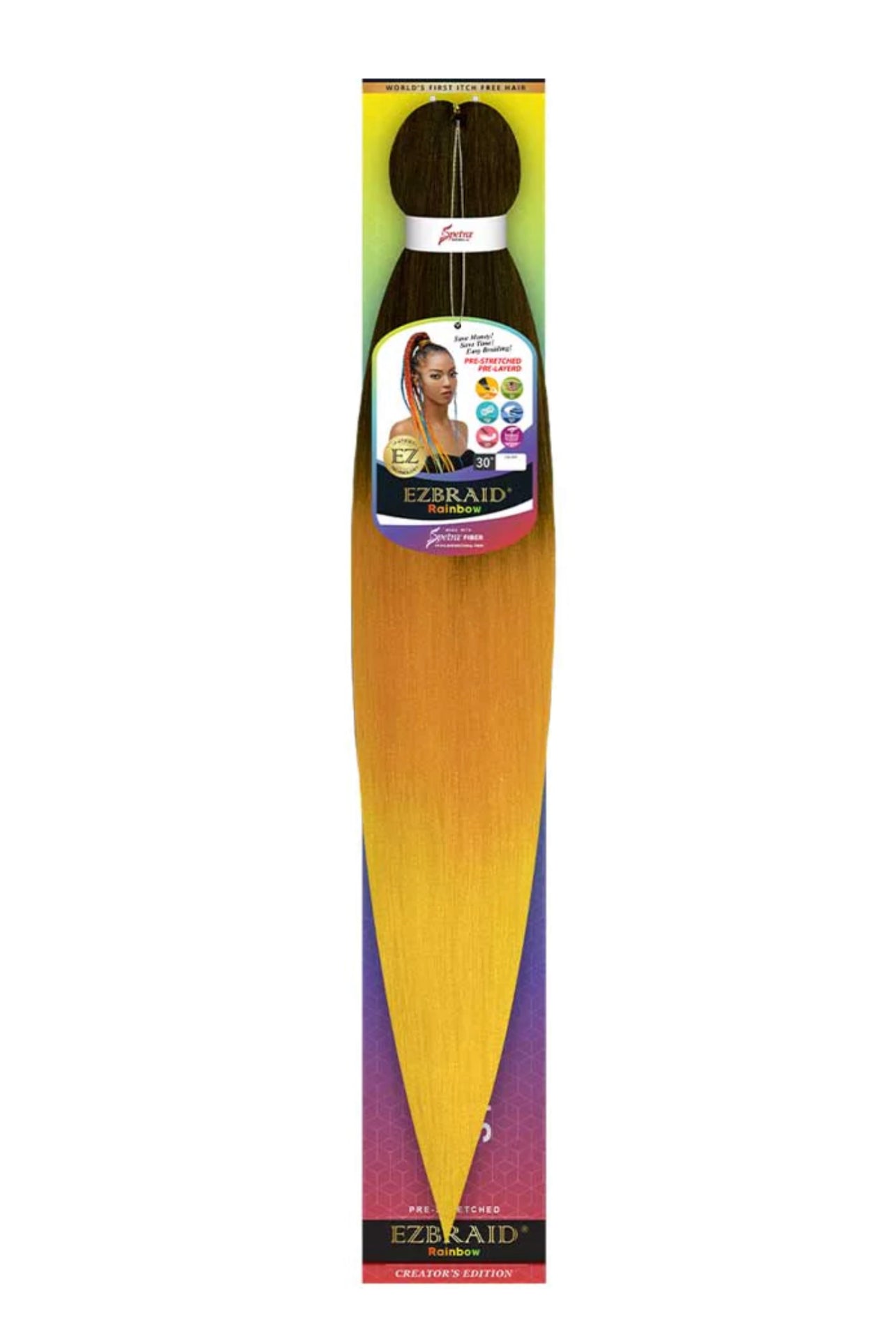 Colorful Pre-stretched Braiding Hair 30"