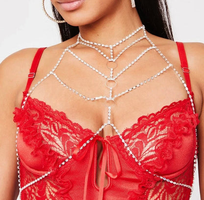 Rhinestone Halter Top