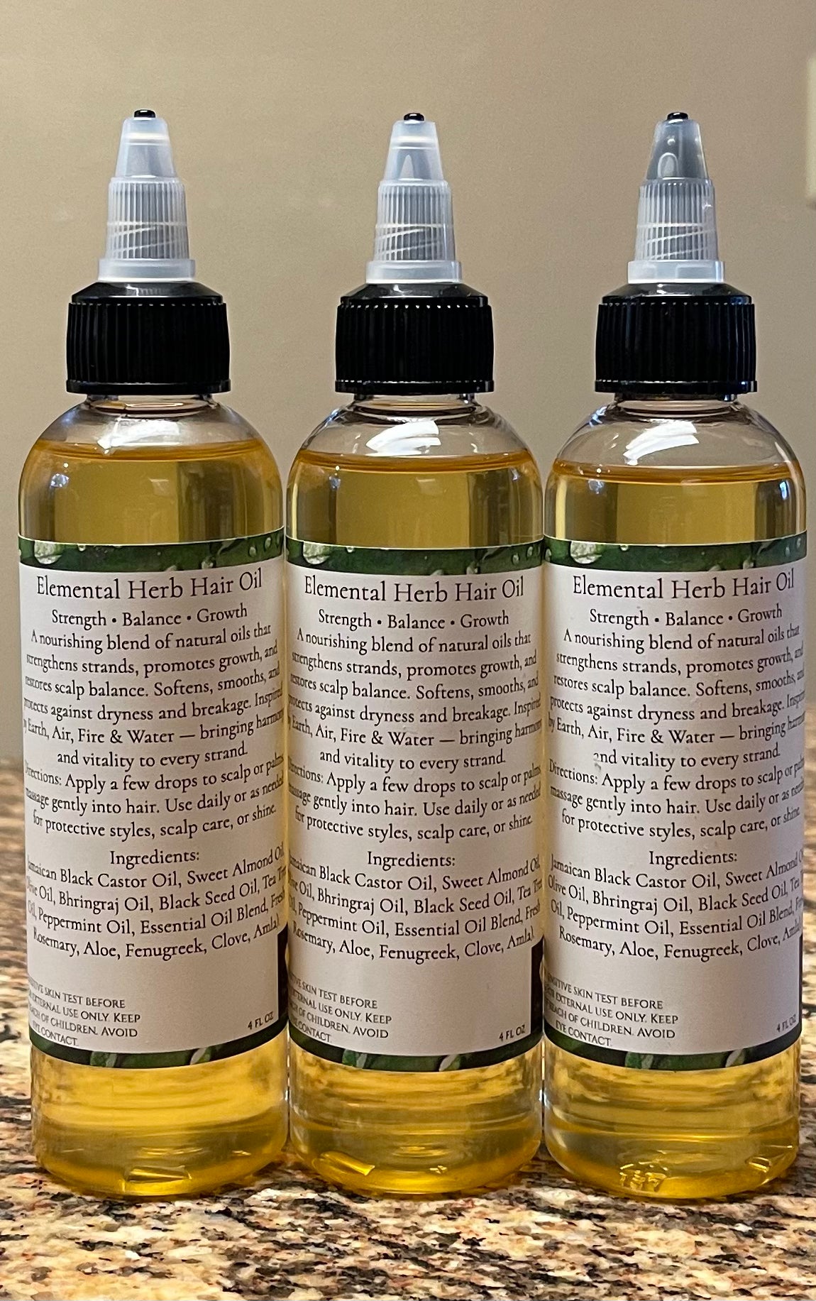 Elemental Herb Hair Oil (4oz)